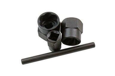 US PRO Tools 11pc Bolt Nut Extractor Set, Damaged Heads Studs Twist Sockets 2656