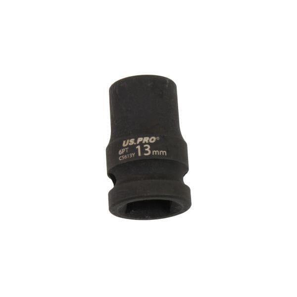 US PRO Tools 13mm Impact Socket 1/2" Drive 6 Point Single Hex 3815