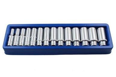 US PRO Tools 14pc 3/8" Dr Deep Metric Sockets Satin Finish 8 - 21mm 1493