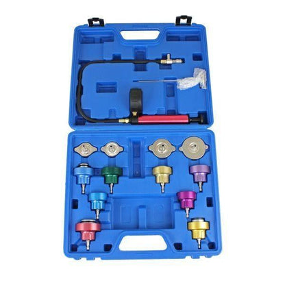 US PRO Tools 14pc Coolant Radiator System Pressure Tester Kit, Refill Kit Purge 5258