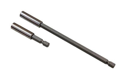 US PRO Tools 2pc Magnetic Screwdriver Hex Adaptor Power Bit Holder Extension Set 1618