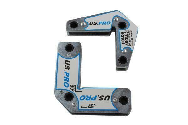 US PRO Tools 2pcs Multi-angle 15° 45° 60° 90° Welding Magnets Holders Positioning Kit 6739