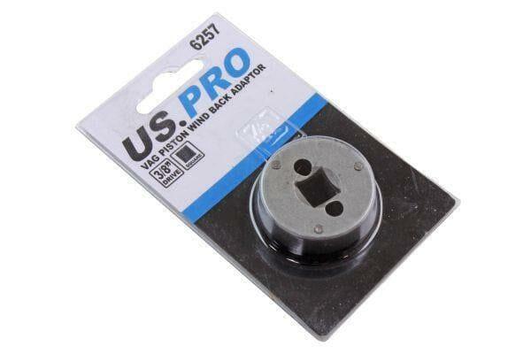 US PRO Tools 3 Pin Brake Piston Wind Back Adaptor For VAG VW AUDI 3/8" Dr 6257