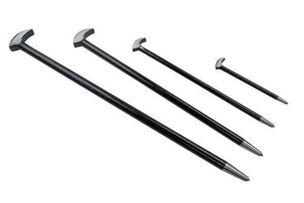 US PRO Tools 4pc Heel Bar Set Podgers Pry Bars Toe 150, 300, 400, 500mm 6857