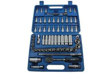 US PRO Tools 61pc 3/8" dr Socket Set Deep, Shallow, Bit Sockets Ratchet etc 3230