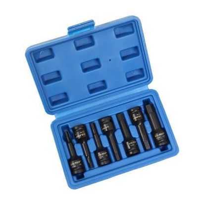 US PRO Tools 7pc 3/8" DR Impact Hex Bit Sockets Set H4 - H12 3989