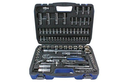 US PRO Tools 94pc Metric 1/4 & 1/2" Comprehensive Socket Wrench set 2078