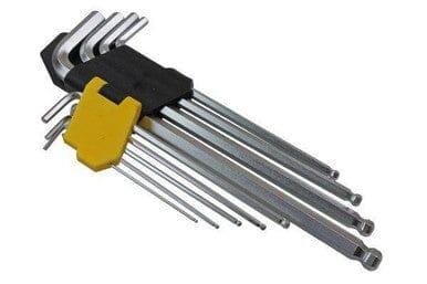 US PRO Tools 9pc Extra Long Ball Point Hex Keys Hex Set 1.5 - 10mm 2234
