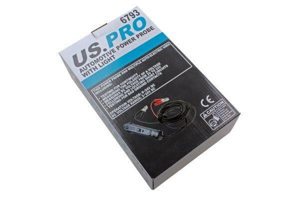 US PRO Tools Automotive Power Probe With Light 6 - 24v DC digital tester 6793