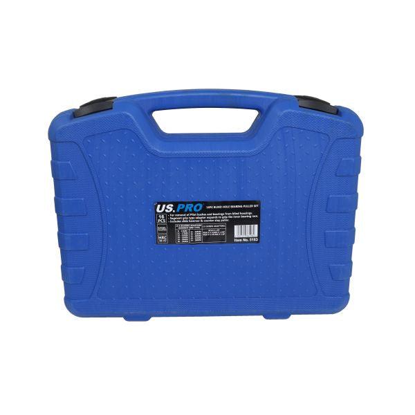 US PRO Tools Bearing Extractor Puller Remover Inner Blind Bearing Removal Set 16pcs 5163