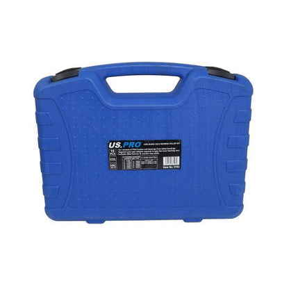 US PRO Tools Bearing Extractor Puller Remover Inner Blind Bearing Removal Set 16pcs 5163