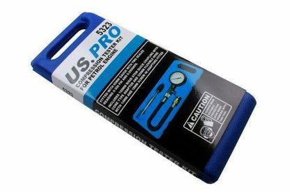 US PRO Tools Compression Tester Set For Petrol Engines 0-300psi 5323