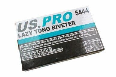 US PRO Tools Heavy Duty Lazy Tongue Hand Riveter For Pop Rivets 5444