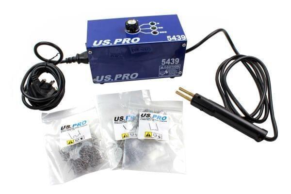 US PRO Tools Hot Stapler Thermo Plastic Repair Set 300 Staples 5439