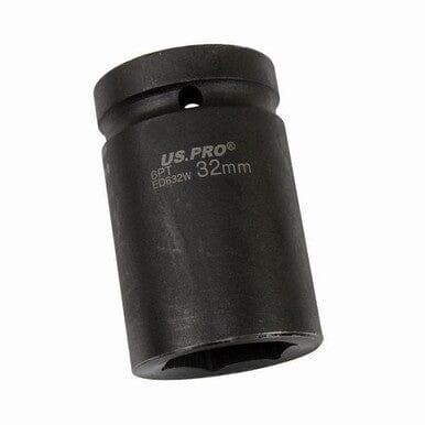 US PRO Tools Single 1" DR 32mm 6 Point Impact Socket 3741