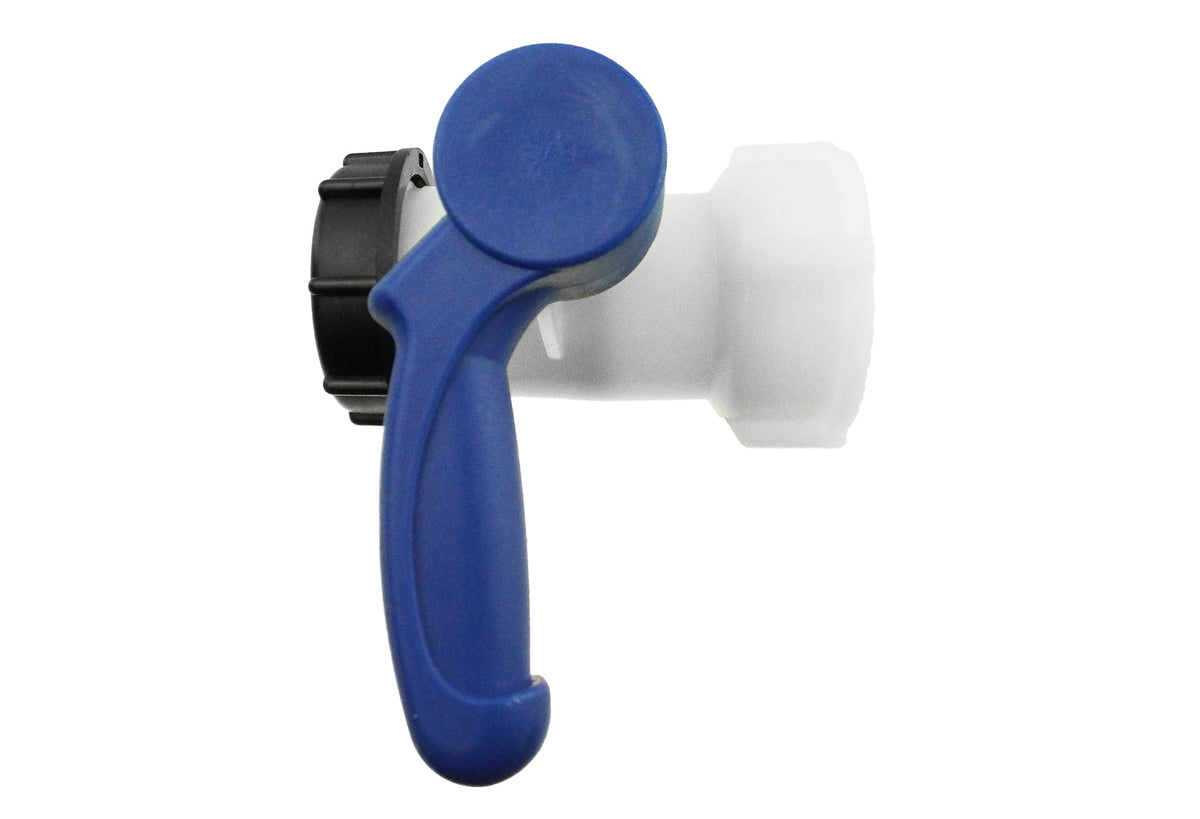 IBC 2" S60X6 Thread Valve with Solid Cap