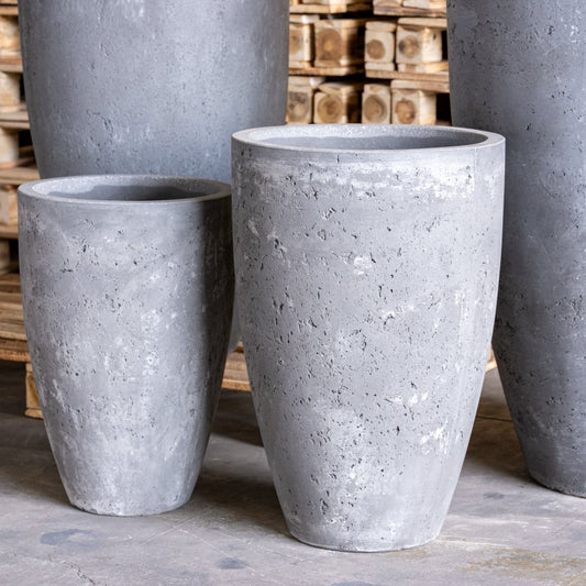 Vessara | Onyx Dusk – 52cm Large Concrete Vase Planter – 15L Tall Indoor Outdoor Pot