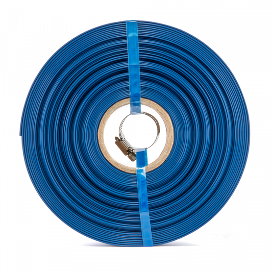 Lay Flat 1" Aqua Hose with Clip 50m