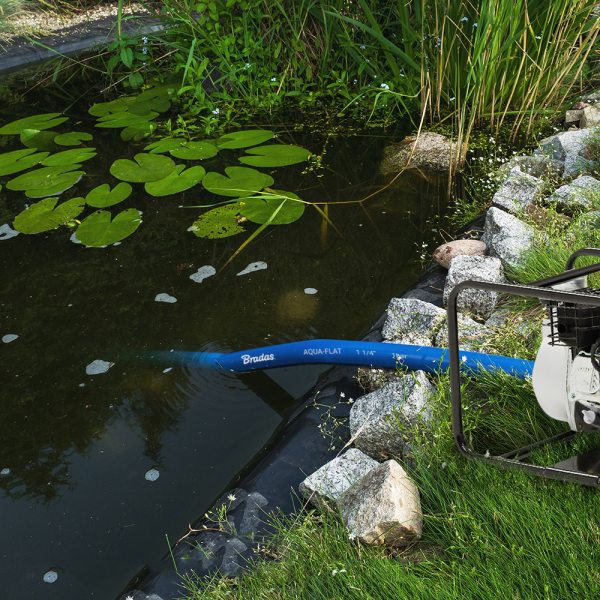 Lay Flat 1" Aqua Hose with Clip 50m