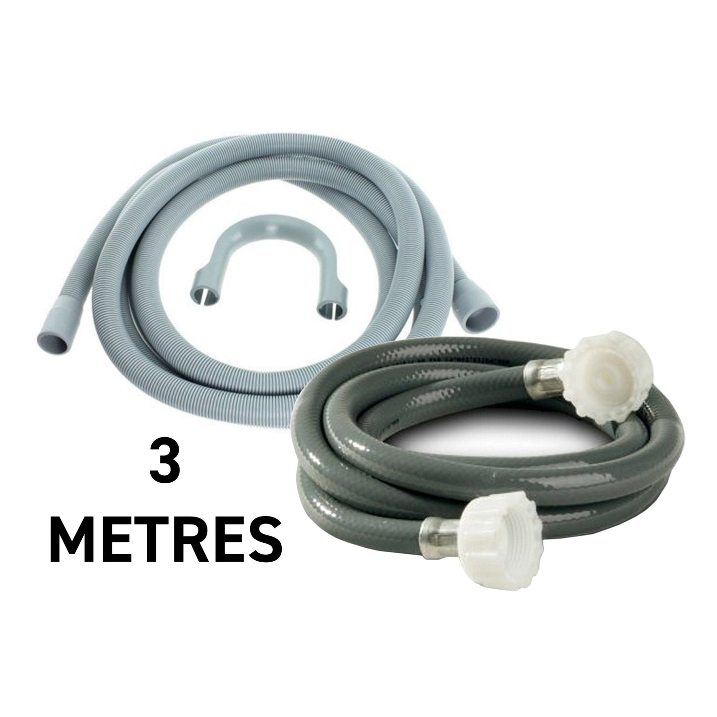 Replacement Washing Machine Pipe Set 3m
