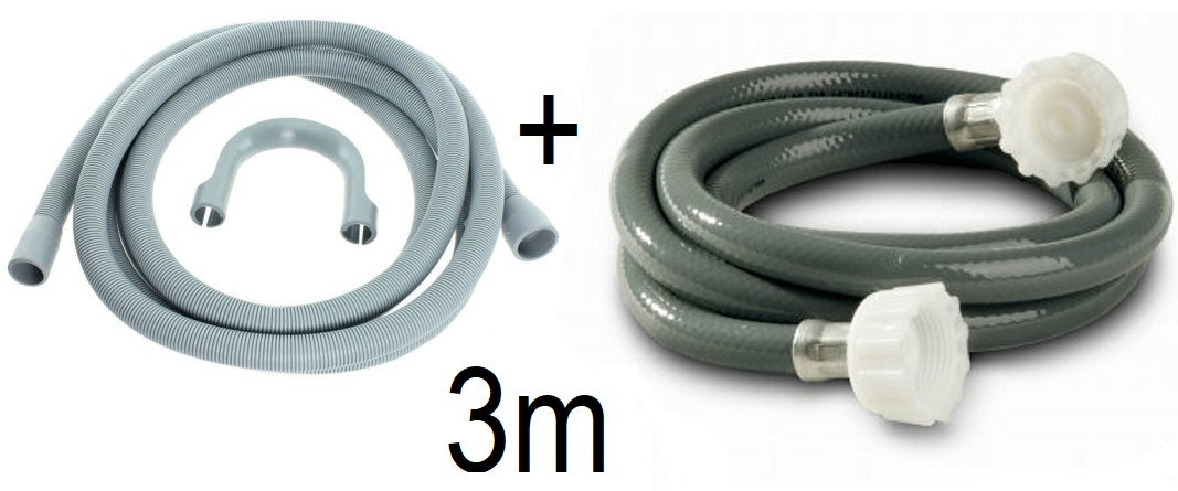 Replacement Washing Machine Pipe Set 3m