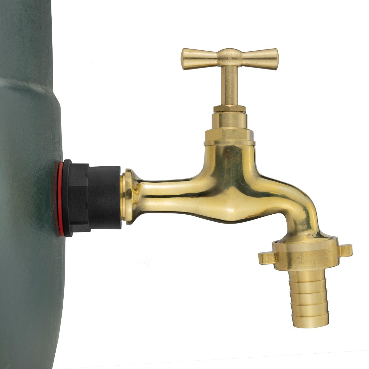 Water Butts Kit 1/2" With Polish Brass Tap 19mm Outlet and Drill Bit