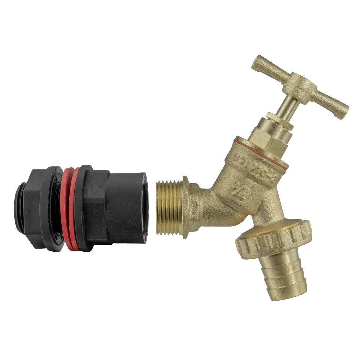 Water Butts Kit 3/4" With Brass Tap