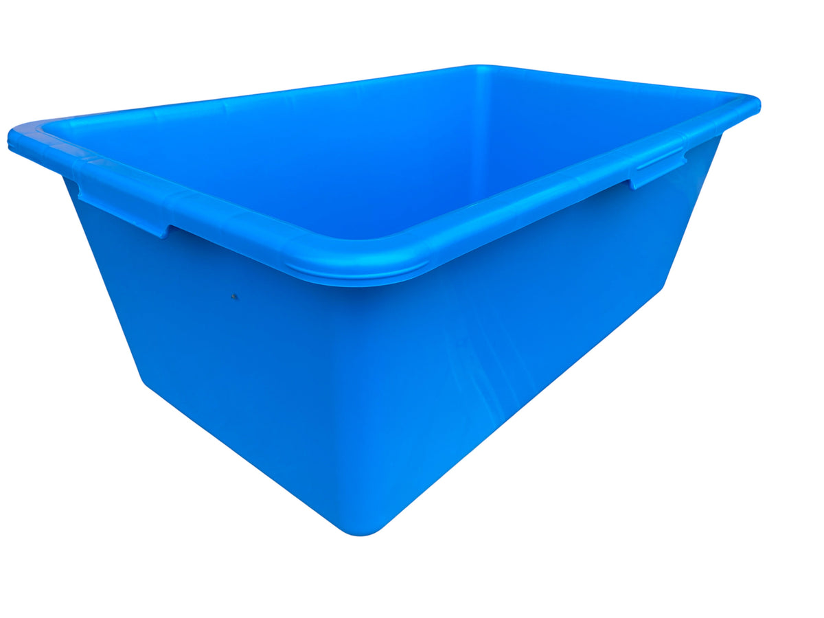 Blue Dog Bath with Drain Valve (WL) and Stand