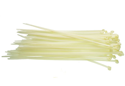 100 Cable Ties (8.8mm x 450mm) Neutral