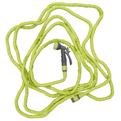 Expanding Trick Hose 15m - 45m Lime